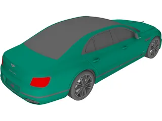 Bentley Flying Spur Hybrid (2022) 3D Model