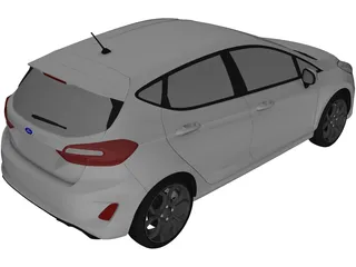 Ford Fiesta Sport (2021) 3D Model