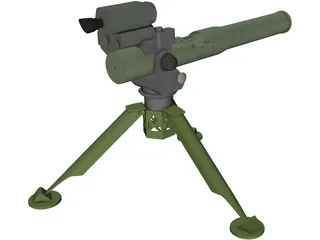 TOW Missile Launcher 3D Model