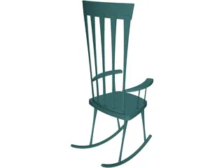 Rocking Chair 3D Model