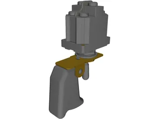 Cuttler&Hammer Toggle Switch with Guard 3D Model