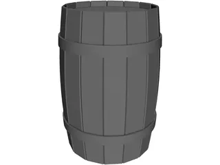 Barrel 3D Model