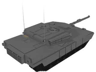 M1A1 Abrams 3D Model