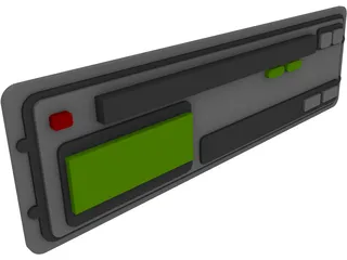 Tachograph for Truck 3D Model