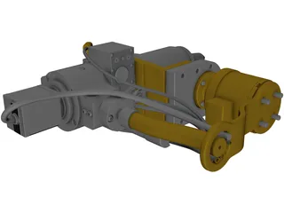 GSI Lumonics AM Series Laser Cutting Head 3D Model