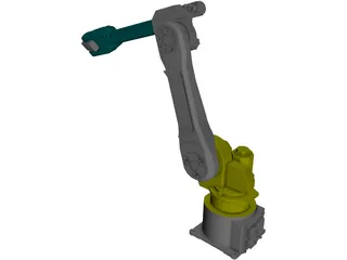 Fanuc Robotics M-16iB10L Robotic Arm 3D Model