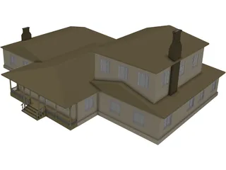 Large House 3D Model