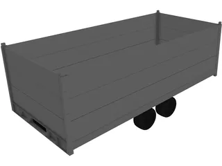 Trailer Anssems Msx 3000 3D Model