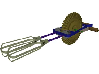 Egg Beater 3D Model