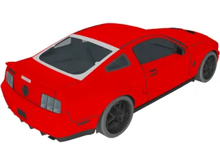 Ford Mustang Shelby GT500 3D Model