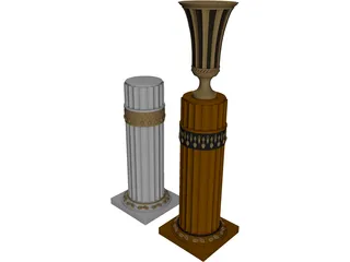 Columns 3D Model
