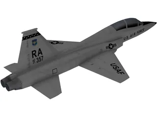Northrop T-38 Talon 3D Model