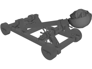 Catapult 3D Model