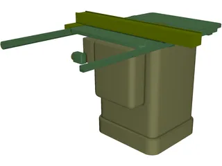 Delta Unisaw Table Saw 3D Model