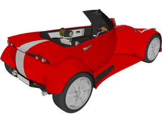 Boxer Concept Car 3D Model