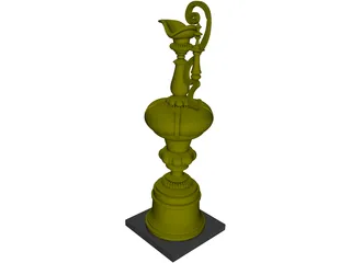 Americas Cup Trophy 3D Model