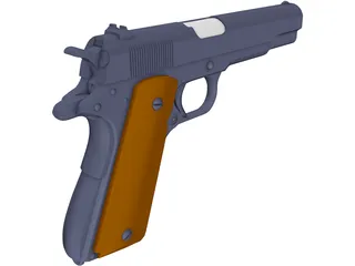 Colt 45 3D Model