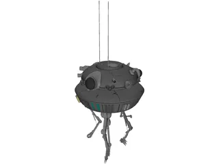 Star Wars Probe Droid 3D Model