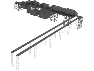 Sugar Factory 3D Model