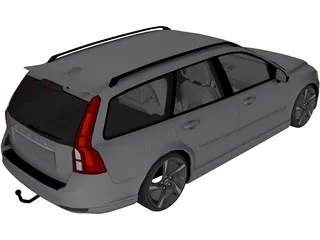 Volvo V50 3D Model