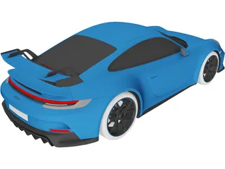 Porsche 911 GT3 (2022) 3D Model