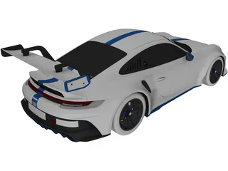 Porsche 911 GT3 Cup (2021) 3D Model