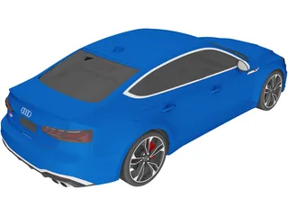 Audi S5 Sportback (2021) 3D Model