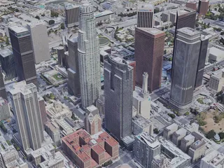 Los Angeles City, USA (2021) 3D Model