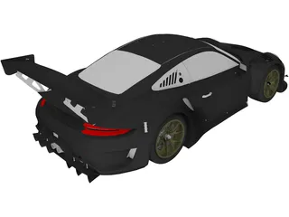 Porsche 911 GT3R (2021) 3D Model