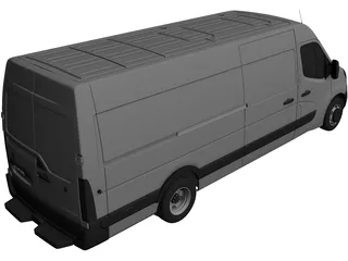 Renault Master L2H4 (2011) 3D Model