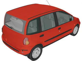 Fiat Multipla (1998) 3D Model