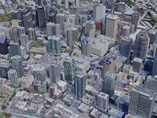 Seattle City, USA (2021) 3D Model