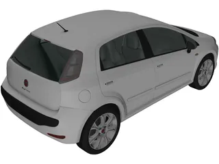 Fiat Punto (2010) 3D Model