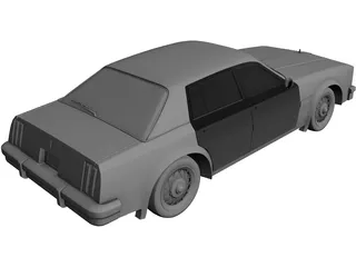 Oldsmobile Delta 88 (1981) 3D Model