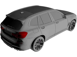 BMW X3M Competition (2020) 3D Model