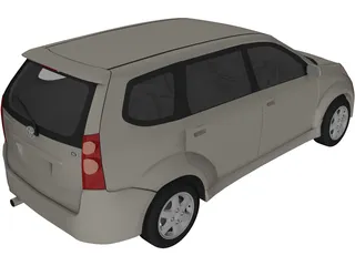 Toyota Avanza (2006) 3D Model