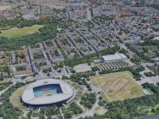 Leipzig City, Germany (2022) 3D Model