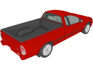 Ford Falcon UTE XLS (2000) 3D Model