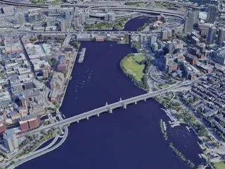 Boston City, USA (2022) 3D Model