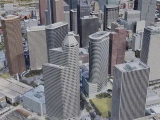 Houston City, USA (2022) 3D Model