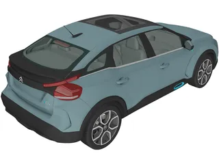 Citroen E-C4 (2020) 3D Model