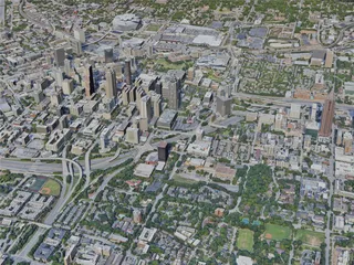 Atlanta City, GA, USA (2021) 3D Model