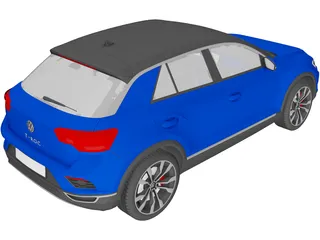 Volkswagen T-Roc 3D Model