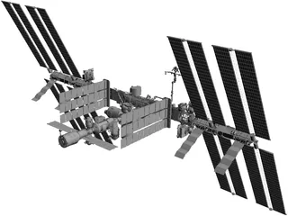 International Space Station 3D Model