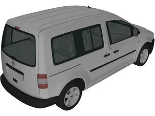 Volkswagen Caddy (2004) 3D Model