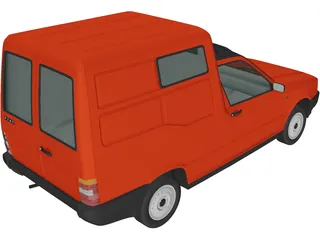 Fiat Fiorino (1988) 3D Model