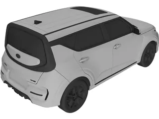 Kia Soul (2022) 3D Model