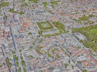 Munich (München) City, Germany (2022) 3D Model