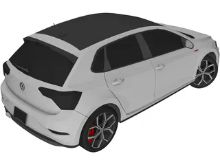 Volkswagen Polo GTi (2023) 3D Model