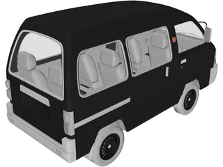 Daewoo Damas (2013) 3D Model